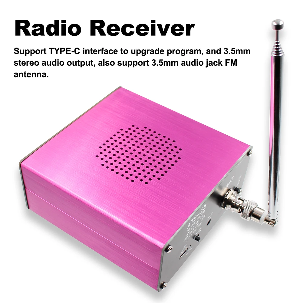 

SI4732 All-Band Radio Receiver FM LW(MW SW) SSB Radio Search HAM Band Quick Channel 3.5mm Stereo Audio