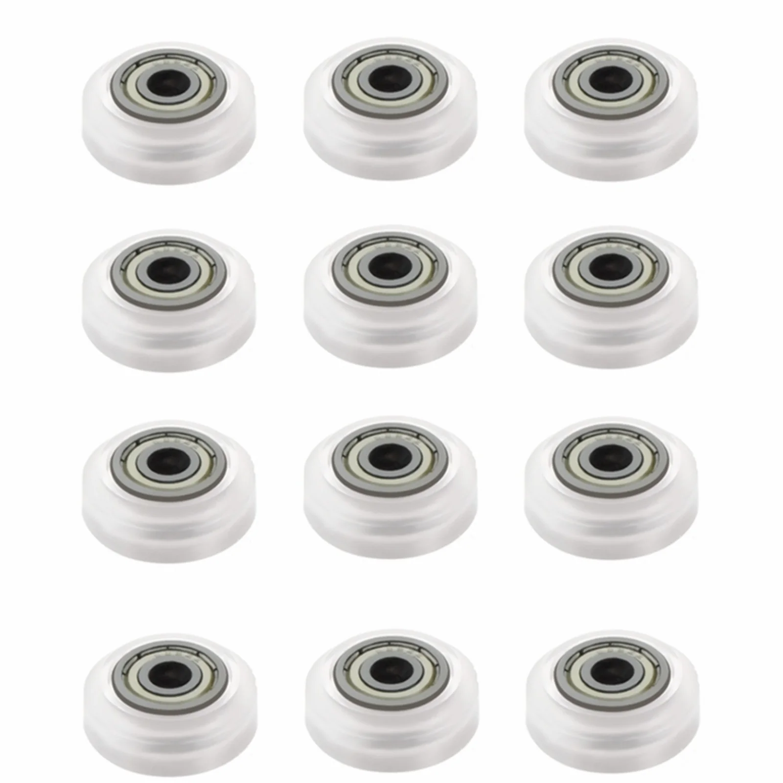 

12PCS 3D Printer POM Pulley, Plastic Linear Bearing Pulley Passive Pulley, Suitable for Creature Ender 3 Series