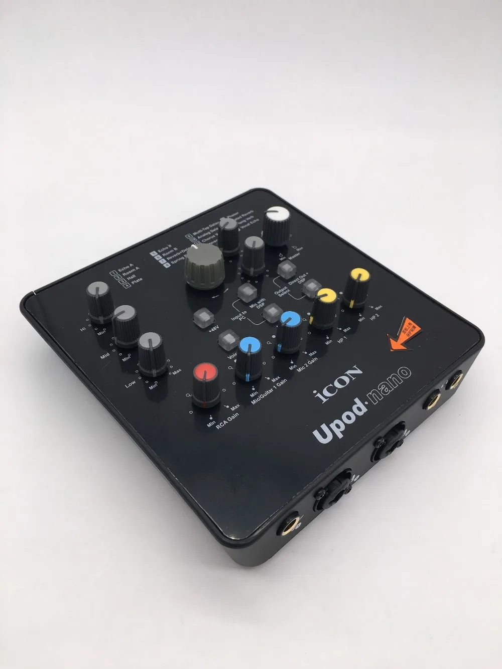 Значок upod в Nano звуковая карта с Takstar PC-K320 микрофон для профессиональной студии вещания, ПК и прибора записи