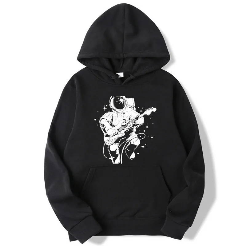 

Мужская Флисовая Толстовка с капюшоном и принтом астронавта