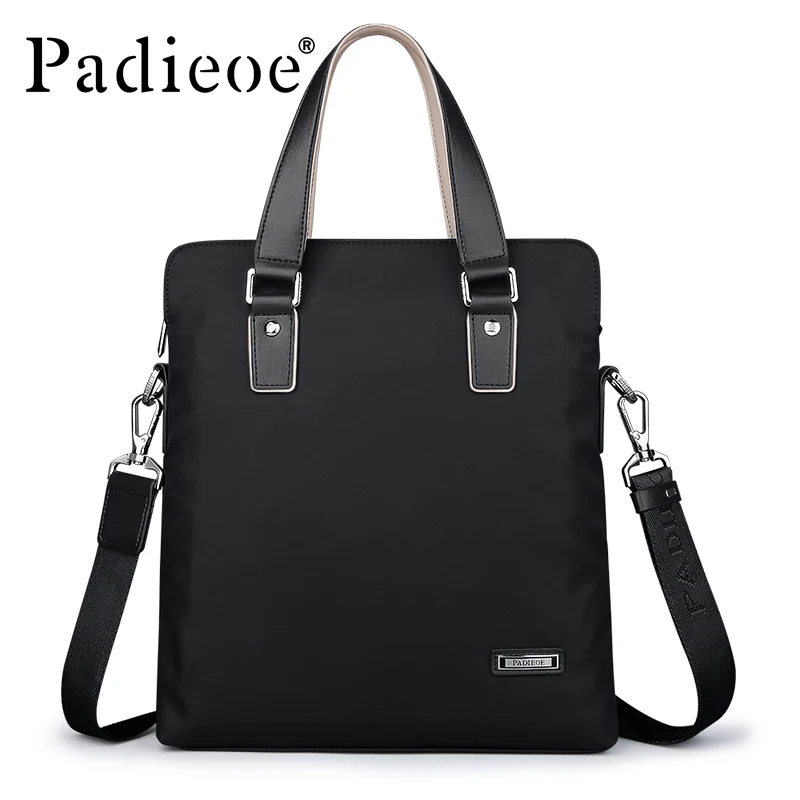 

Padieoe Nylon Tote Briefcase for Male messenger bag Waterproof Documents Men's Shoulder Bag Casual Business Men Travel Handbag