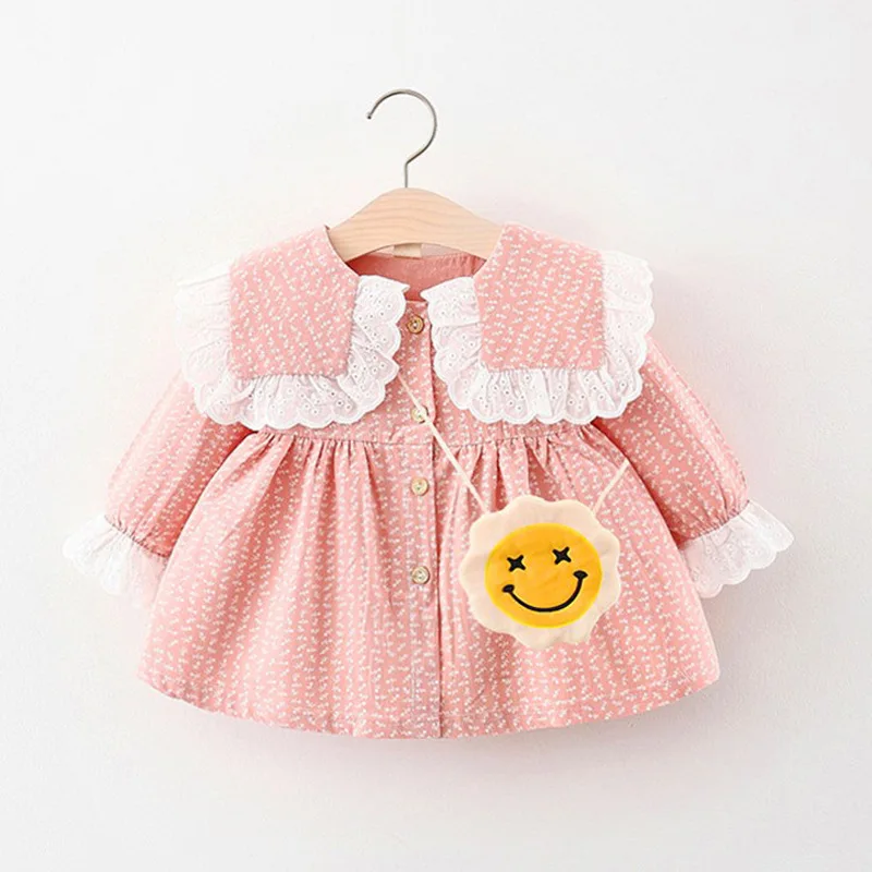 

Детское платье с длинным рукавом, на возраст 1-5 лет