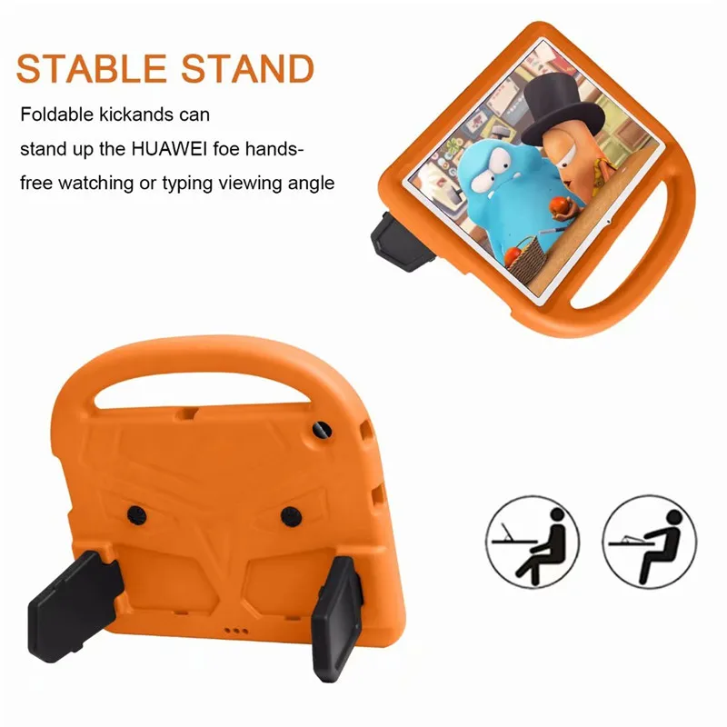 kids case for huawei mediapad t3 10 9 6 ags l09l03w09 hand held shockproof stand tablet cover for huawei t5 10 1 ags2 w09 case free global shipping
