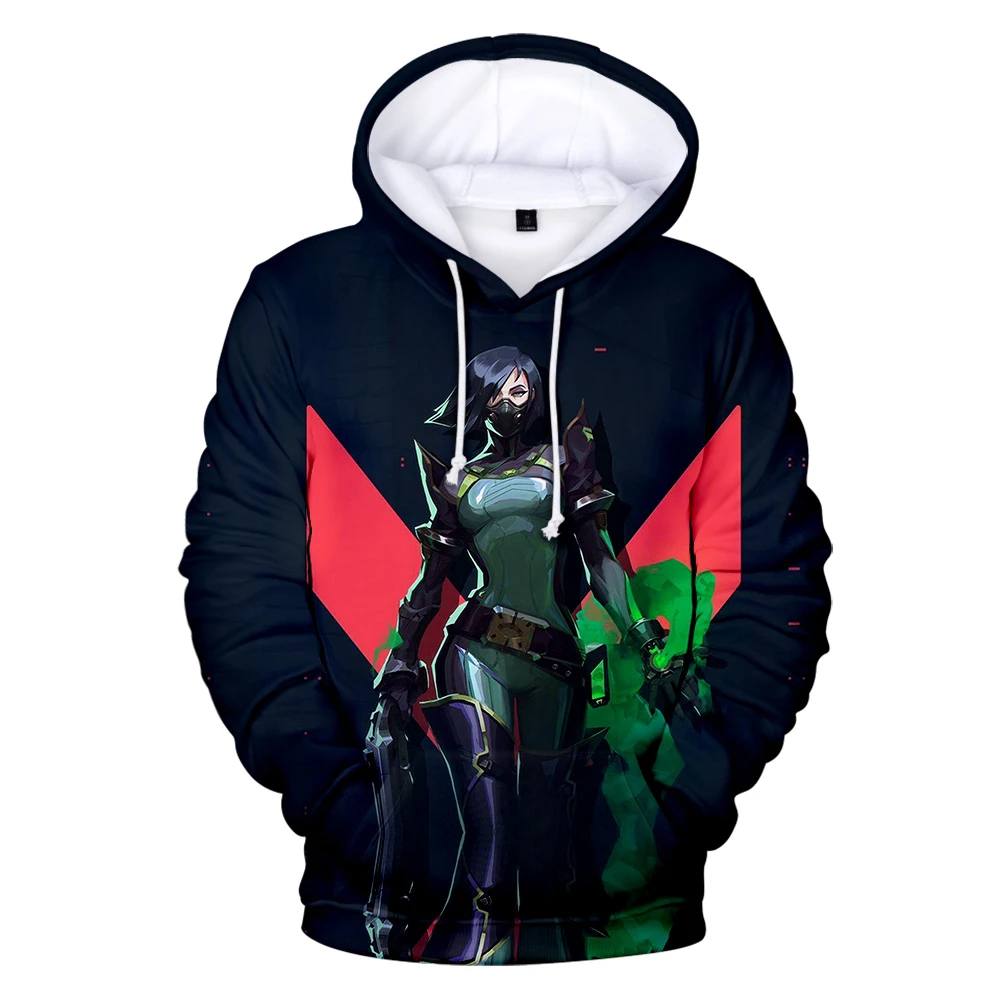 

2021 New Arrival Valorant Hooded Sweatshirt Men Women Fashion Hip Hop Hoodie Pullover Autumn Winter Clothes3D print
