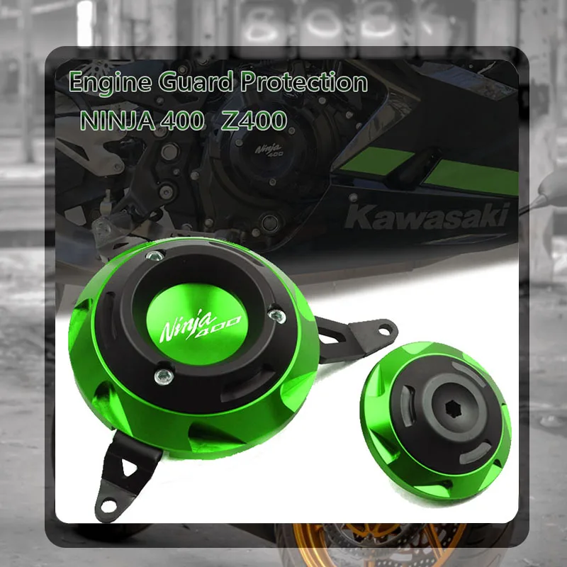 Защита от удара двигателя мотоцикла для KAWASAKI NINJA 400 NINJA400 Z400 2018 2019 2020 | Автомобили и