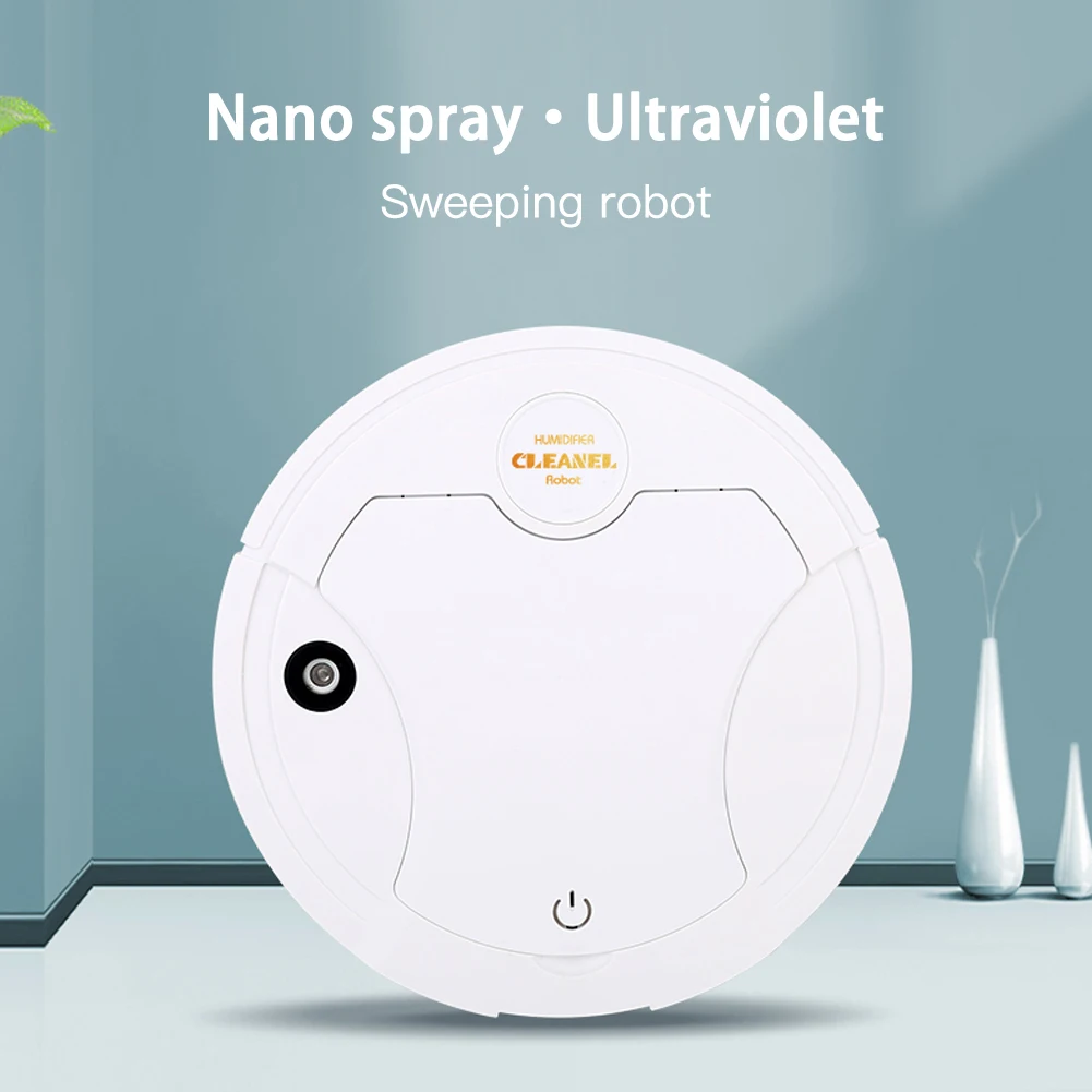 Intelligent Sweeping Robot Household Charging Vacuuming Mopping Spray Ultraviolet 5-in-1 Cleaning Machine |