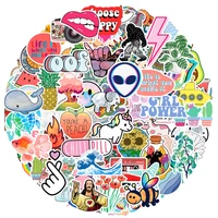 10 30 50 100PCS Cute Cartoon INS Style Vsco Girl Stickers Laptop Moto Skateboard Luggage Notebook Laptop Toy Sticker for Kids