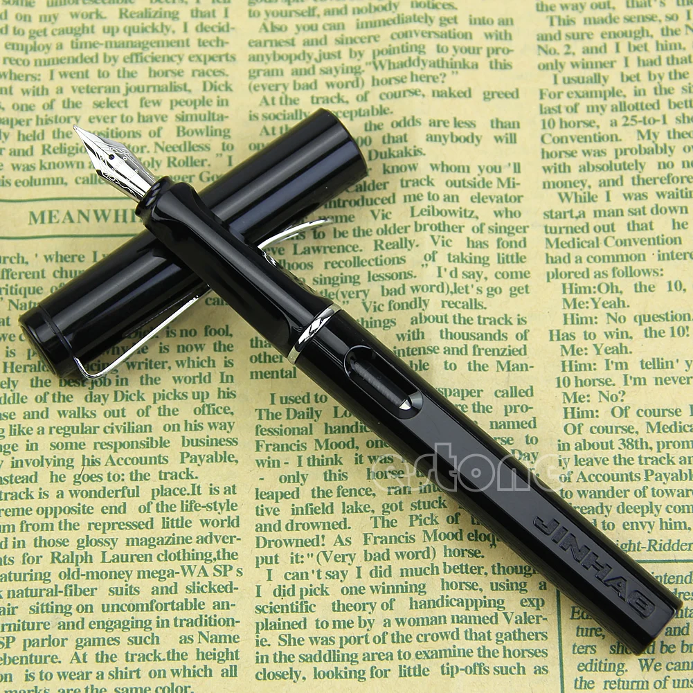 

Ручка перьевая Jinhao 599A с пластиковой крышкой и корпусом