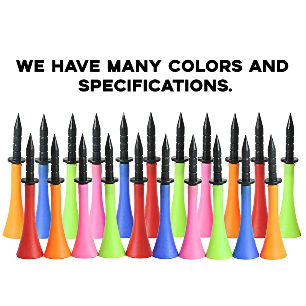 

20 шт., пластиковые футболки для гольфа, 70 мм