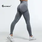 CHRLEISURE бесшовные спортивные брюки пуш-ап одежда для бега женские леггинсы для фитнеса в тренажерном зале колготки Высокая талия контроль живота штаны для йоги