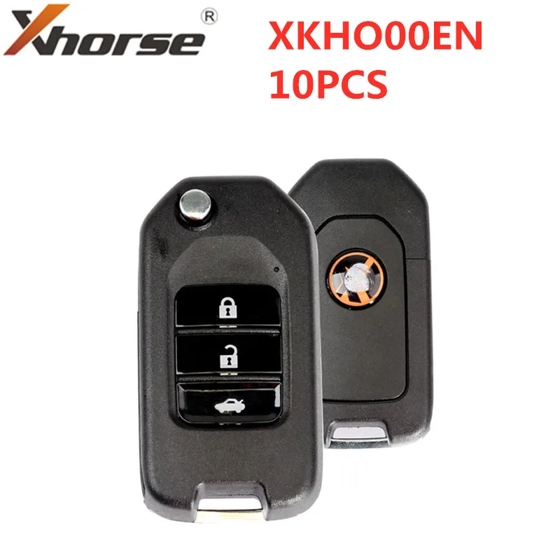 Проводной универсальный дистанционный ключ XHORSE xjo00en VVDI2 для Honda 3 кнопки