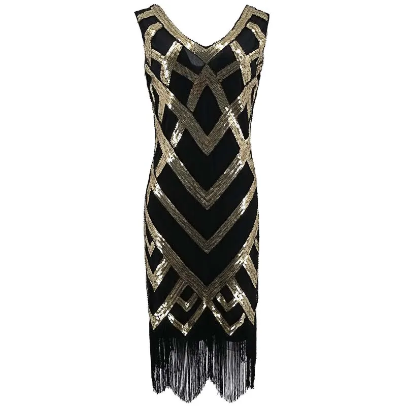 Женское винтажное платье без рукавов с перекрещивающимися кисточками и