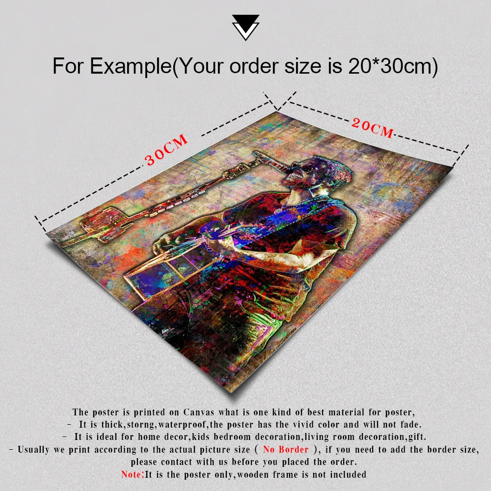 

John Mayer Poster and Prints Eric Church Bruce Springsteen Rock Band Legendary Pop Star Painting Art Wall Pictures Home Decor