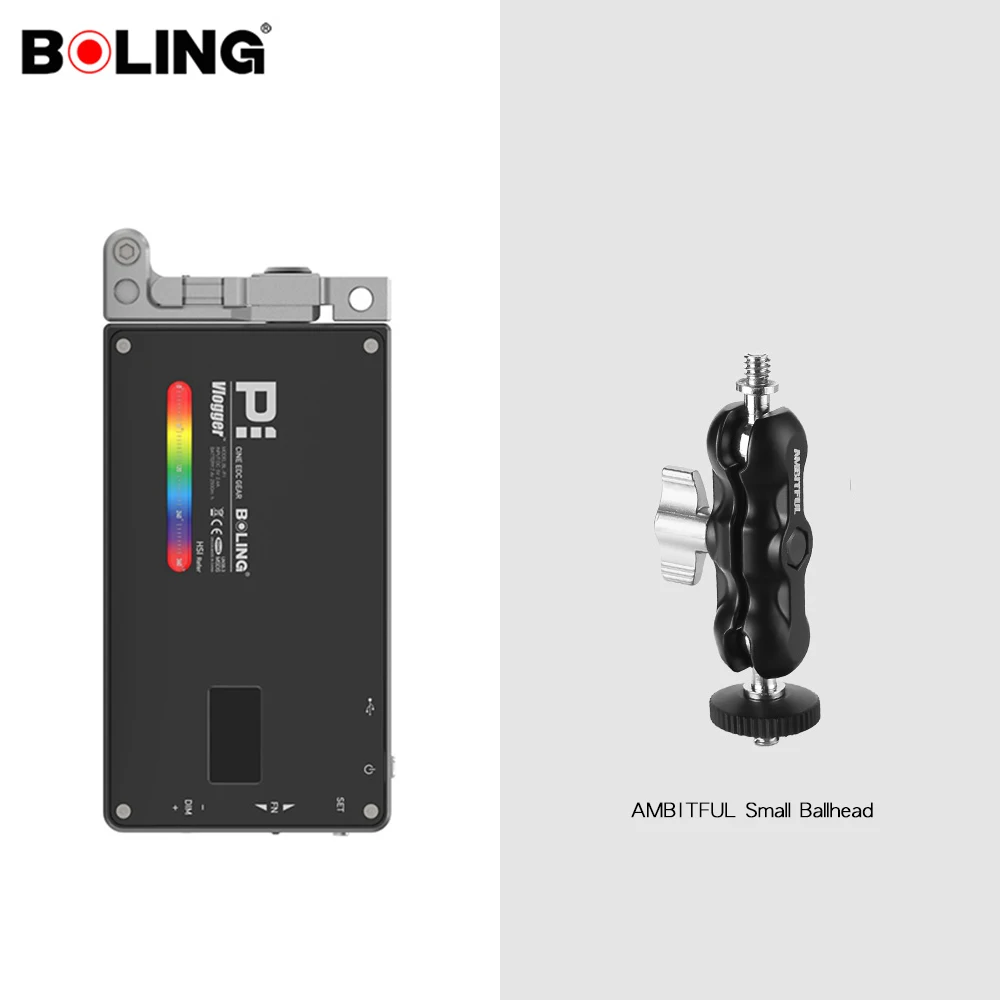 Kit 4 Boling BL-P1 RGB P1 2500 K-8500 K светодиодный светильник с регулируемой яркостью для видеостудии DSLR камера светильник для Vlogging Live - Цвет: Kit 4