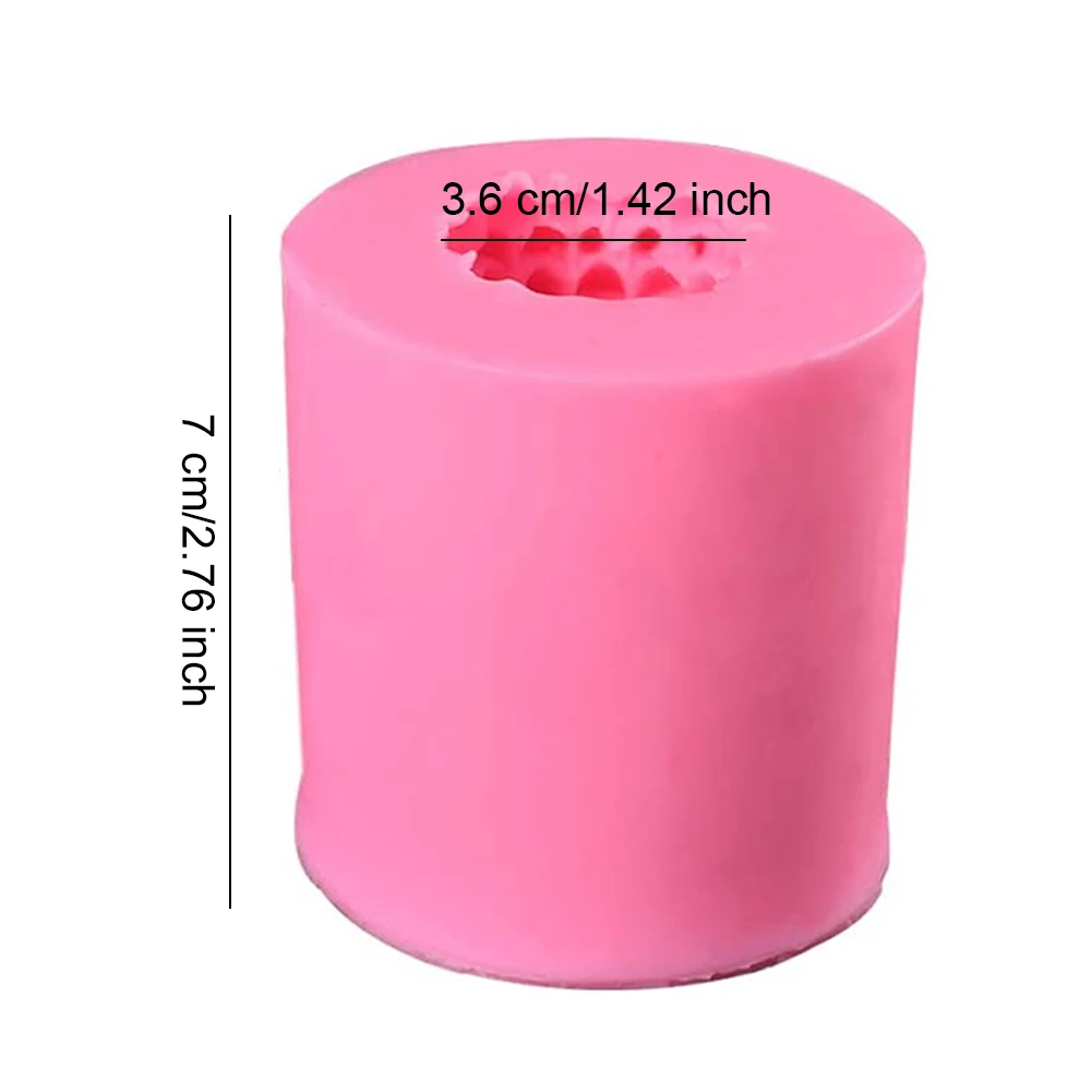 

Candle Mould 3D Pine Cones Silicone Mold DIY Soap Making Cake Soy Aroma Wax Soap Candles Mold For Party Birthday Wedding