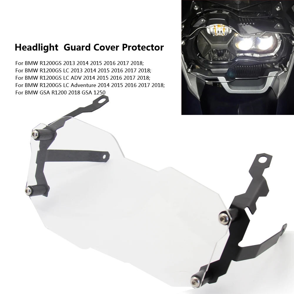 Защитная крышка для передней фары 2018 R1200GS BMW R 1200 GS ADV Adventure 2013 2014 2015 2016 2017