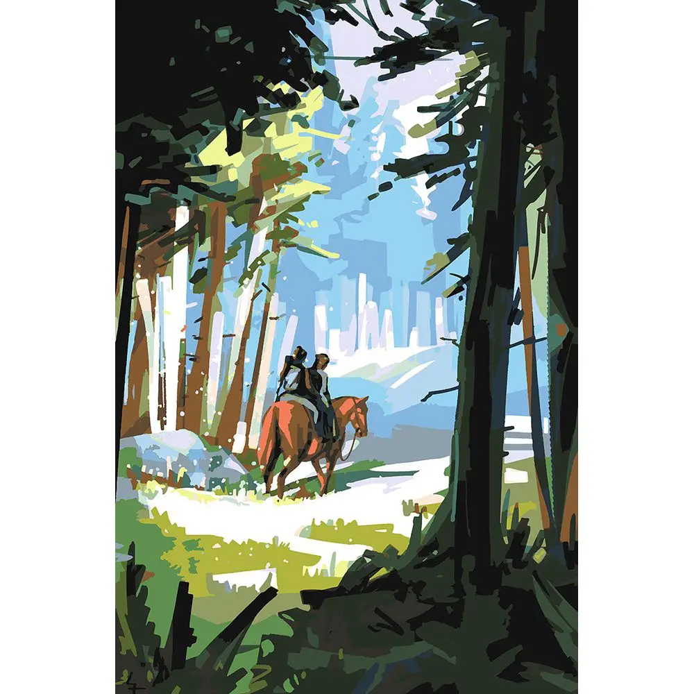 Картина по номерам The Last of Us - На пути в Сиэтл 40 х 50 см