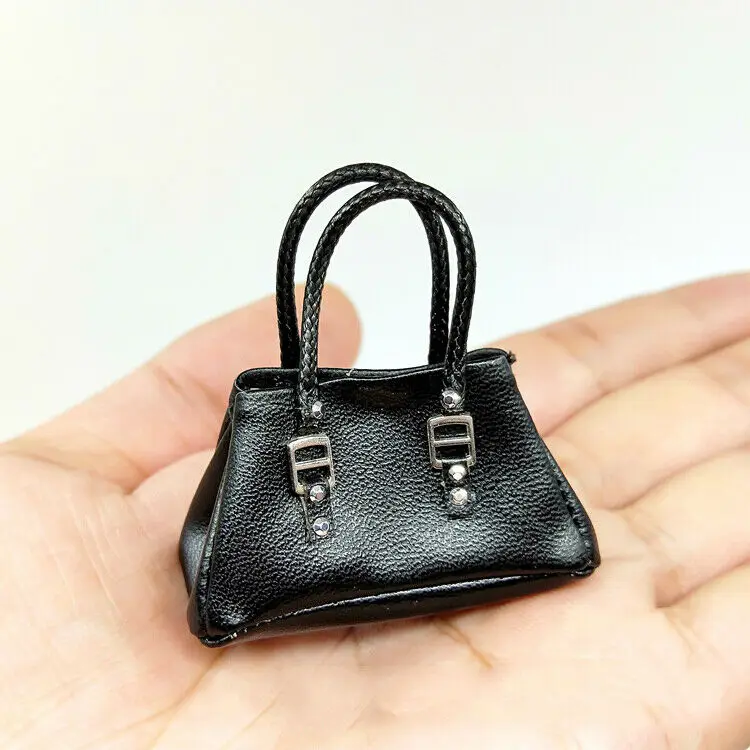 

1/6 Scale Black Handbag Model for 12" Female Figure