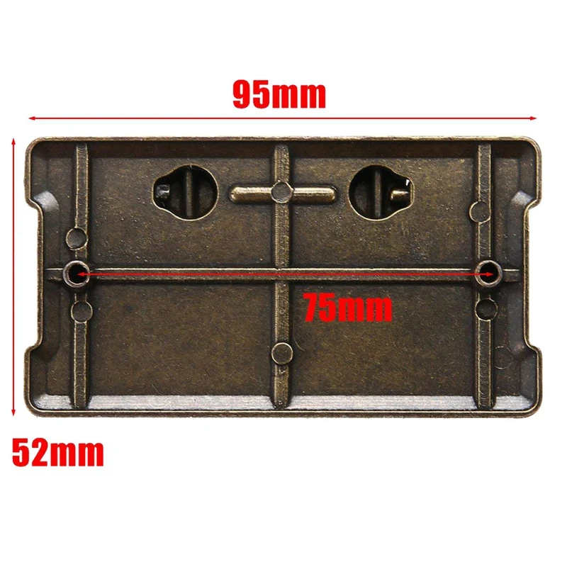 4Pcs Vintage Antique Bronze Drawer Ring Pull Handles Cabinet Door Furniture Handle Decoration | Обустройство дома