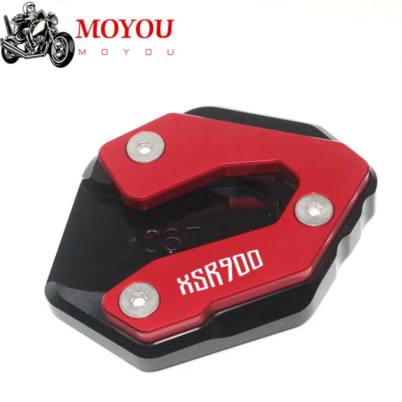 

Motorcycle Kickstand Foot Side Stand Extension Pad Support Plate XSR 900 FOR YAMAHA XSR900 2015 2016 2017 2018 2019 2020 2021