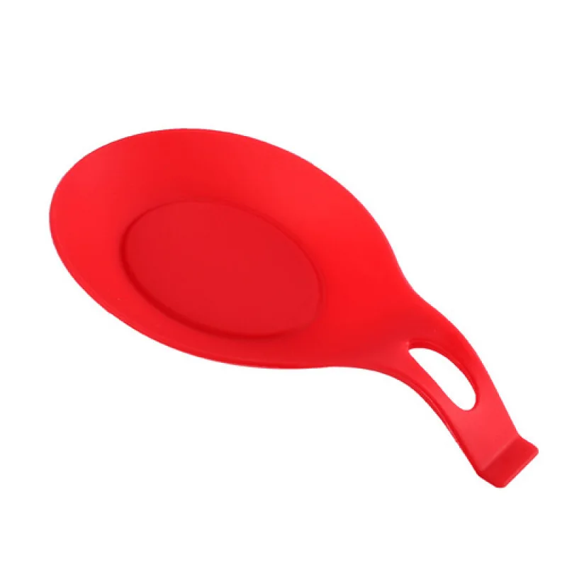 

1pcs Novelty Candy Color Water Resistant Kitchen tools Heat Resistant Silicone Put A Spoon Mat Insulation Mat Placemat Washable