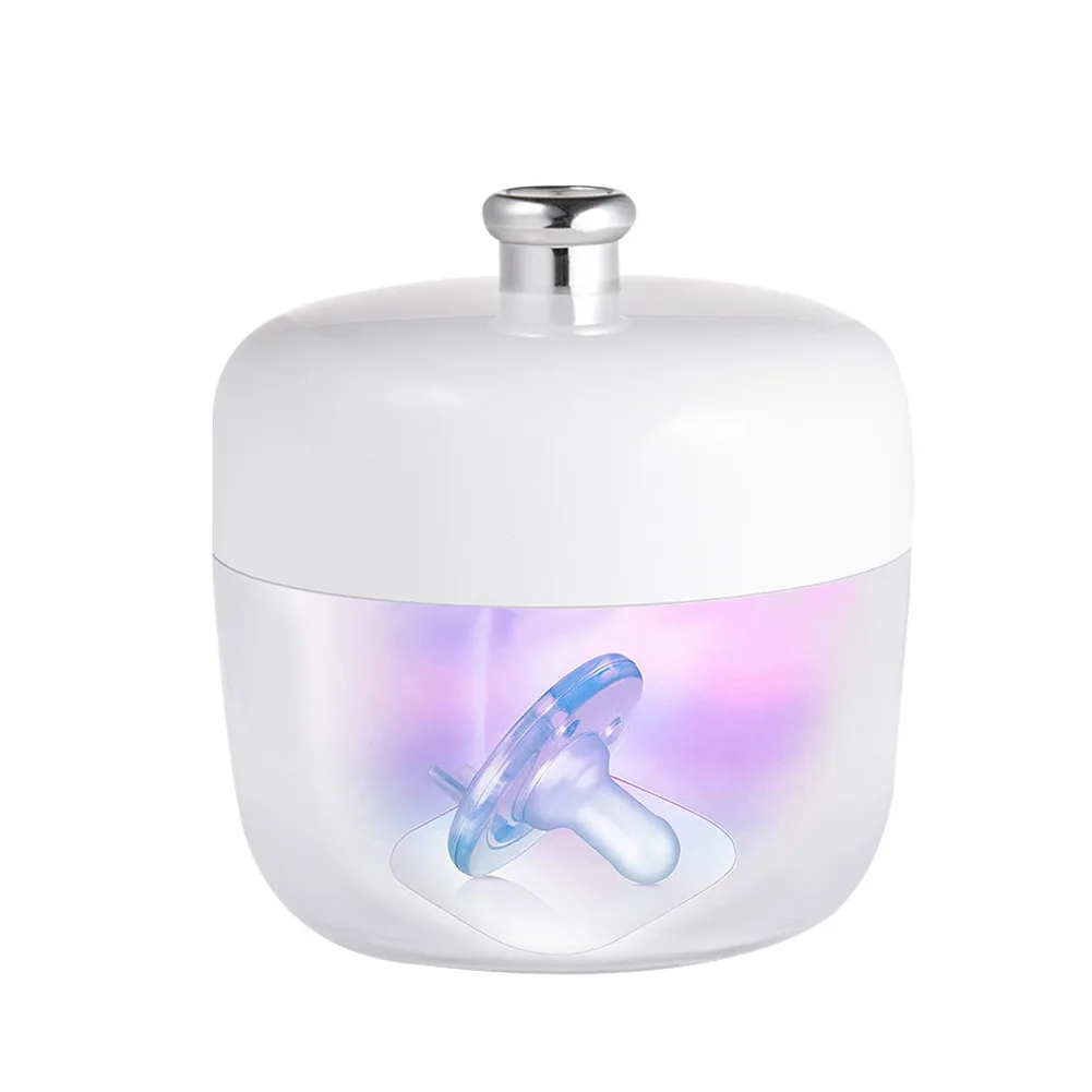 

Portable 99% UVC LED Sterilizer For Baby Pacifier Bottles Mini Sterilization Box Pacifier Fast Hot Sterilizers Automatic