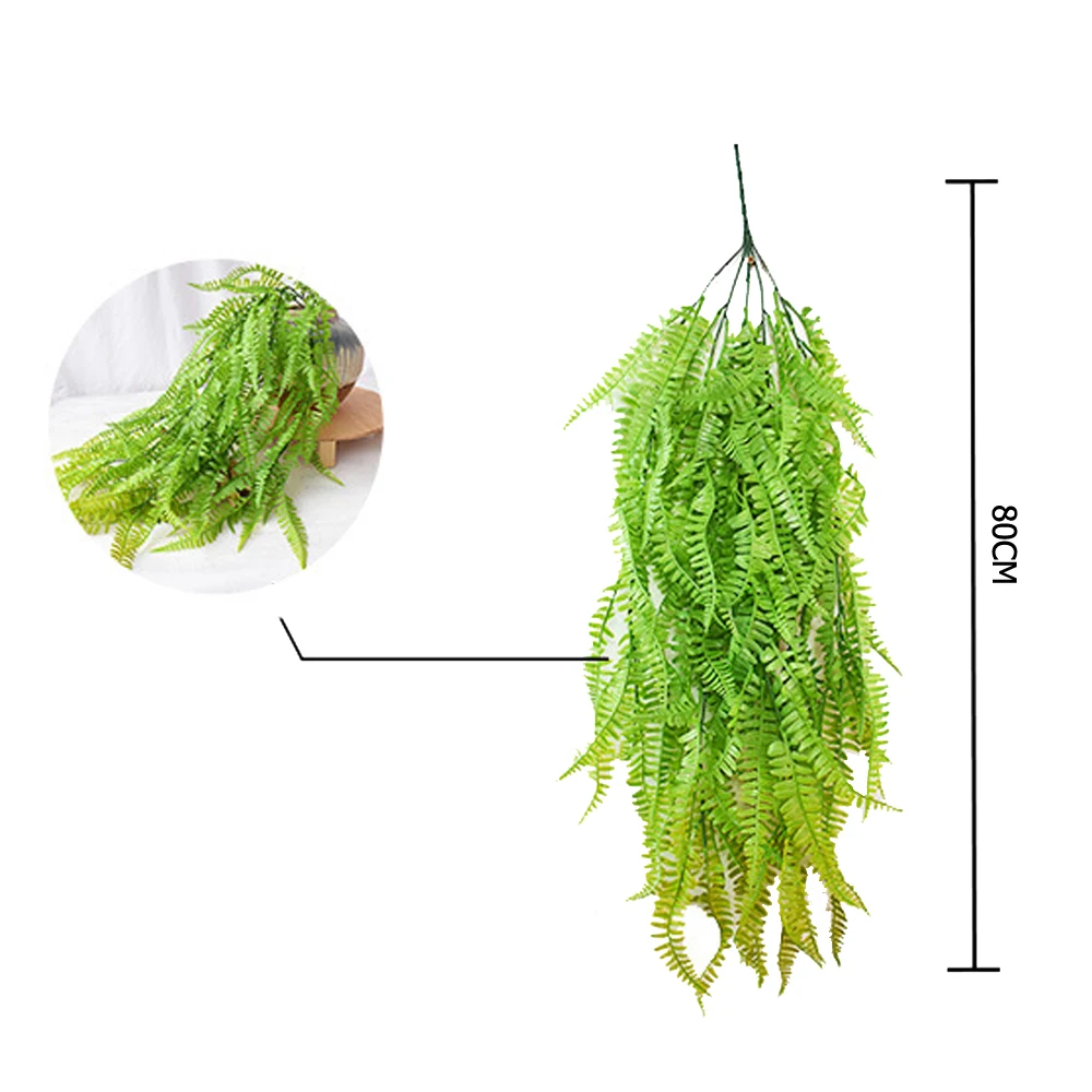 Имитация окрашенной распылителем стены Pteridophyte висящей на персидской траве