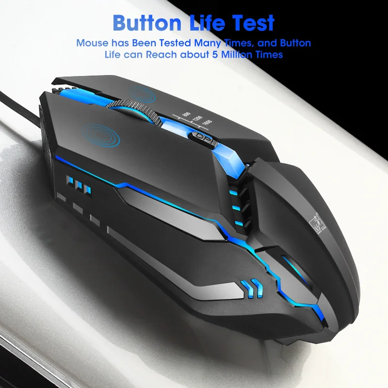 

1.5M Wired Gaming Mouse High Sensitivity And Stability USB Computer Mouse Ergonomic Seven-color Mouse Wired Mouse For PC Laptop