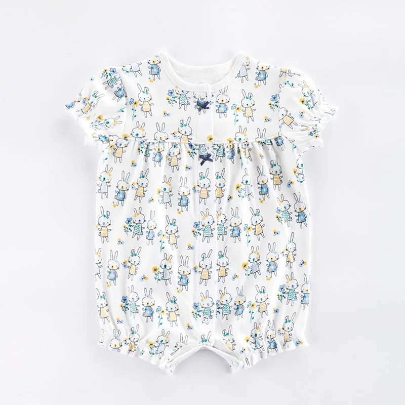 Одежда для новорожденных комбинезон маленьких девочек летняя уличная одежда с