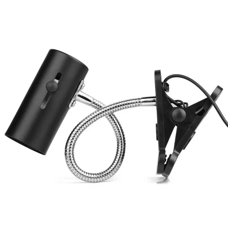 E27 лампа для рептилий держатель нагревательной лампы устанавливаемая на клипсе с