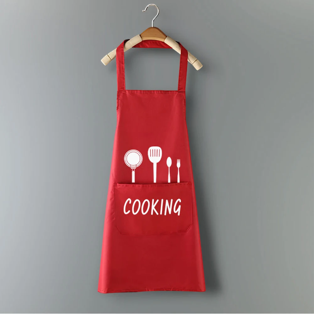 

Apron Female Home Kitchen Waiter Hotel Overalls Fashion Male Waterproof and Oil-proof Waistband