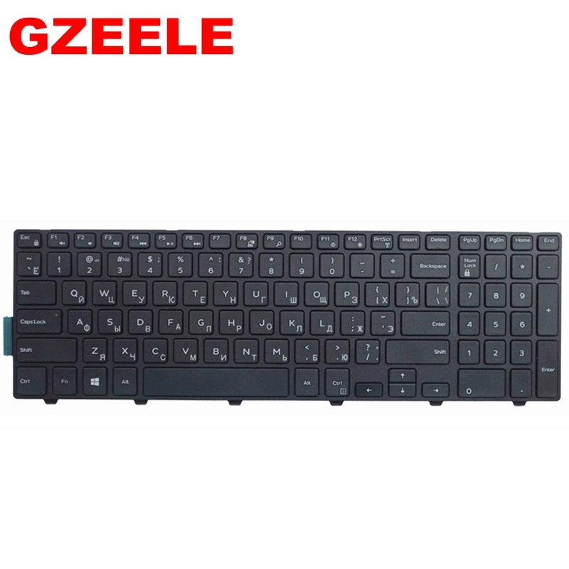 Ru черная новая клавиатура для ноутбука DELL Inspiron 15-3000 5000 17-5000 5547 3542 3543 15R-3542 15MR-1528 N5547