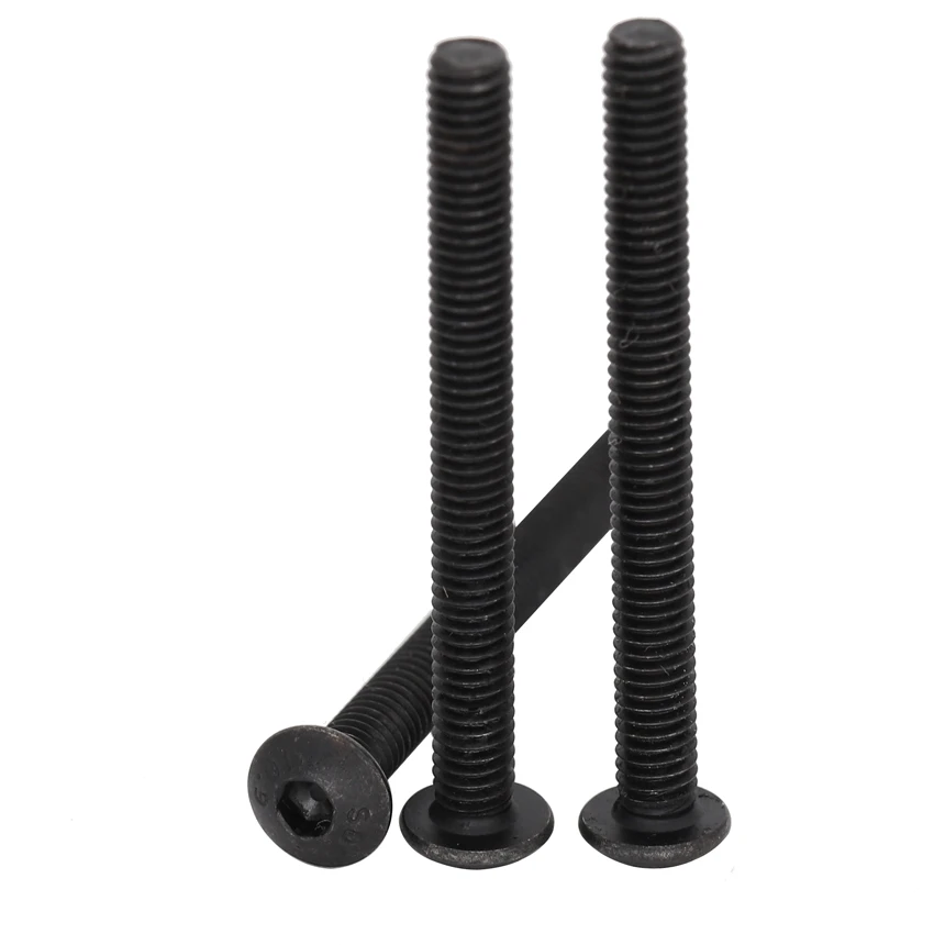 

Винт с шестигранной головкой M8 M8 * 30/35/40/45/50 M8x30/35/40/45/50 10.9, углеродистая сталь, DIN7380