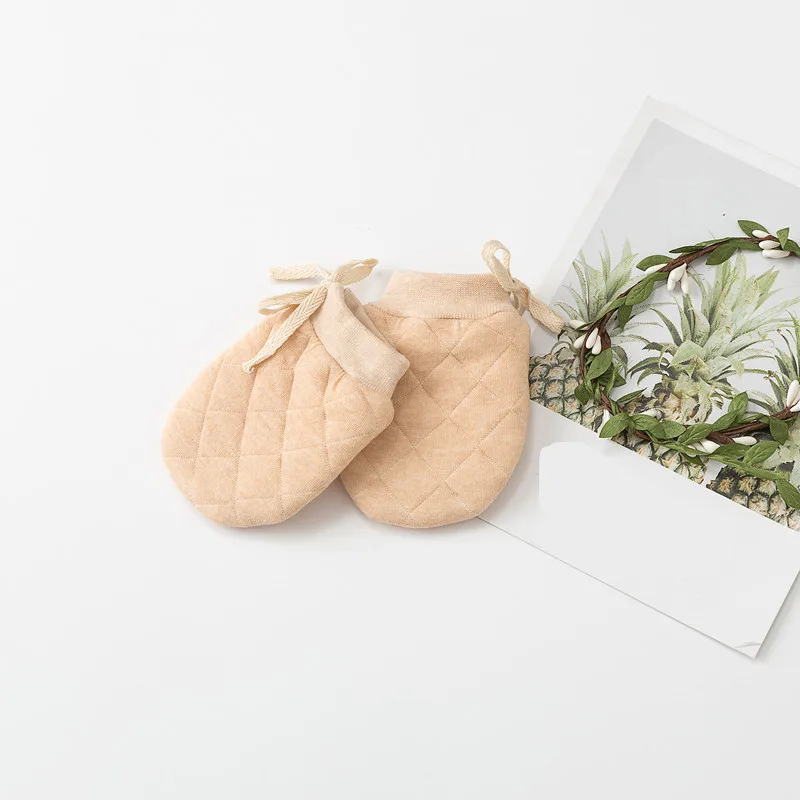 Детские варежки мягкие удобные перчатки для новорожденных мальчиков и девочек