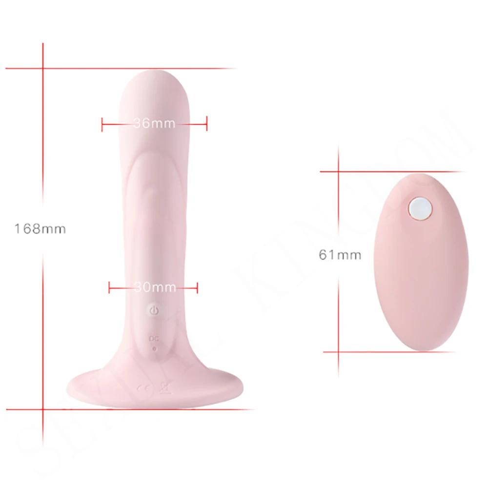 Вибратор с присоской мягкий силиконовый фаллоимитатор носимый Пенис