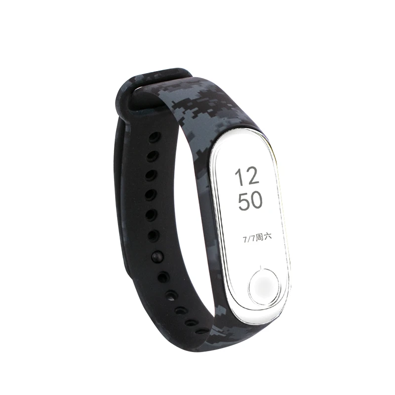 

Camo Strap for Mi Band 4 3 BraceletSmart MiBand Silicone Wristband Correa For Xiaomi Band4 3 Accessories