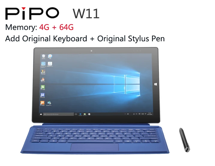 4G 64G Pipo W11 11,6 дюймов ips 1920*1080 2 в 1 планшетный ПК cecon N4100 четырехъядерный Win10 4G ram 64G rom 180G SSD HDMI BT 4,2 Две камеры - Комплект: 4G 64G