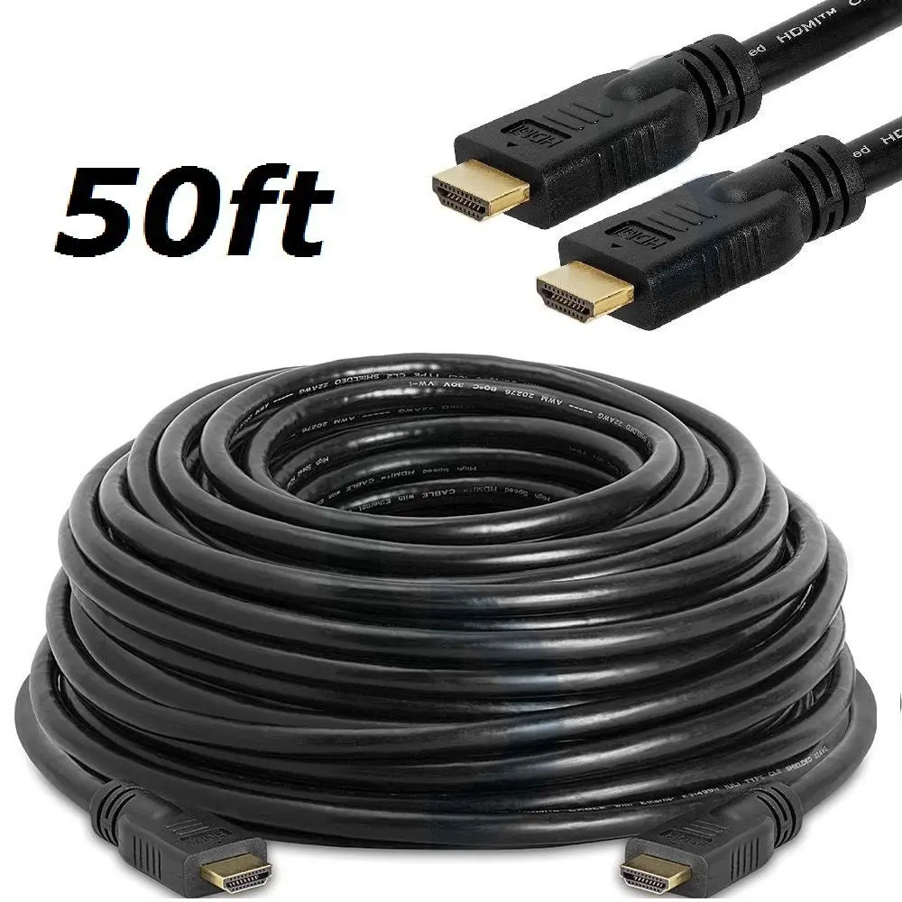 

2020 HDMI Cable video cables gold plated 1.4 1080P 3D Cable for HDTV splitter switcher 0.2m 0.3m 0.5m 1m for TV HIGH quality