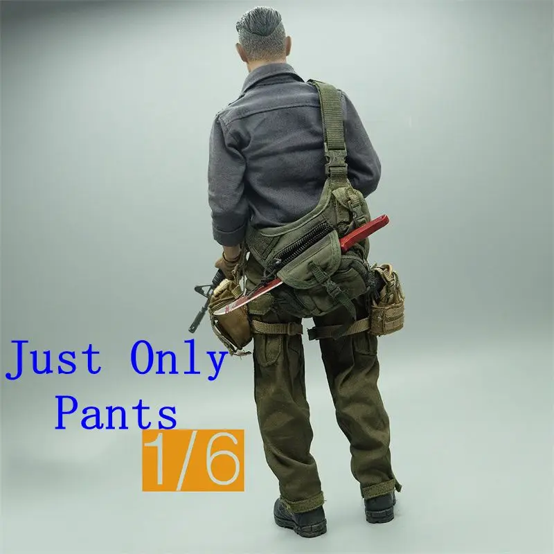 

New Stock 1/6 Scale Warrior War Battle Of Men Soldier's Pants Trousers For Doll Action Accessories