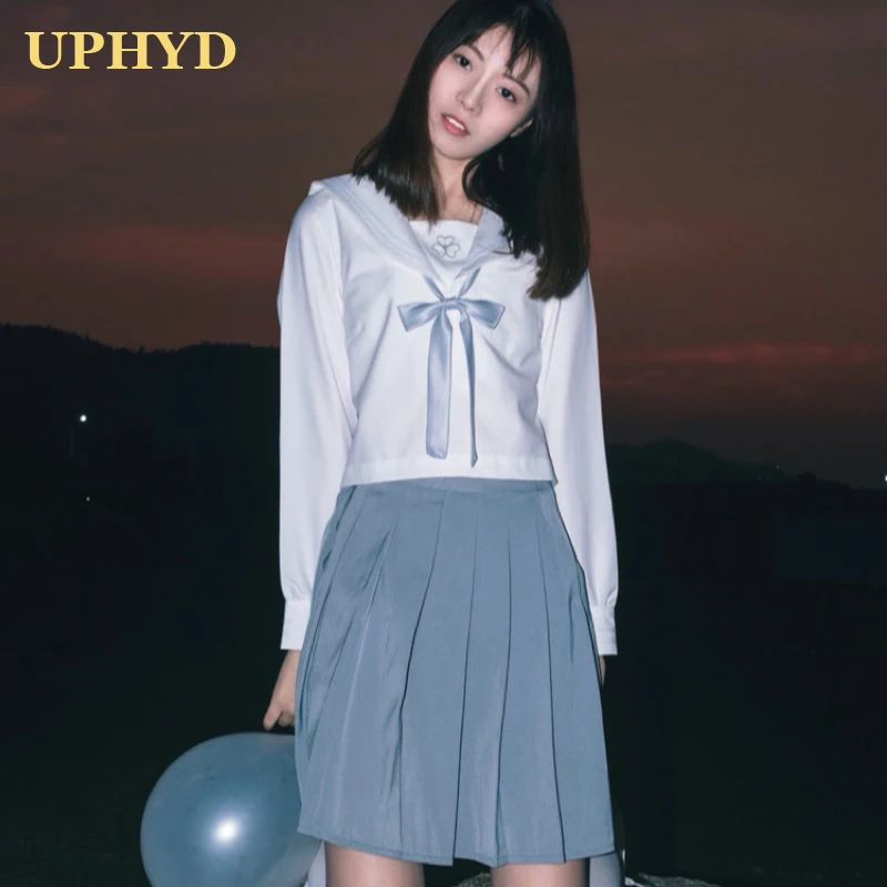 UPHYD Новое поступление Модная аниме Униформа JK японская школьная морская морской