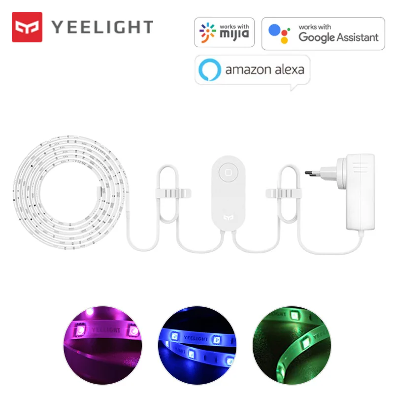 

Yeelight Aurora Smart Light Strip Plus 2m LED RGB WiFi Smart Home Decor Light Work with Alexa Google Assistant Mi Home