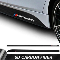 2pcs car door side skirt stripes stickers m performance body vinyl decals for bmw f20 f30 f15 f16 g30 f10 z4 e60 e90 g20 f31 f32