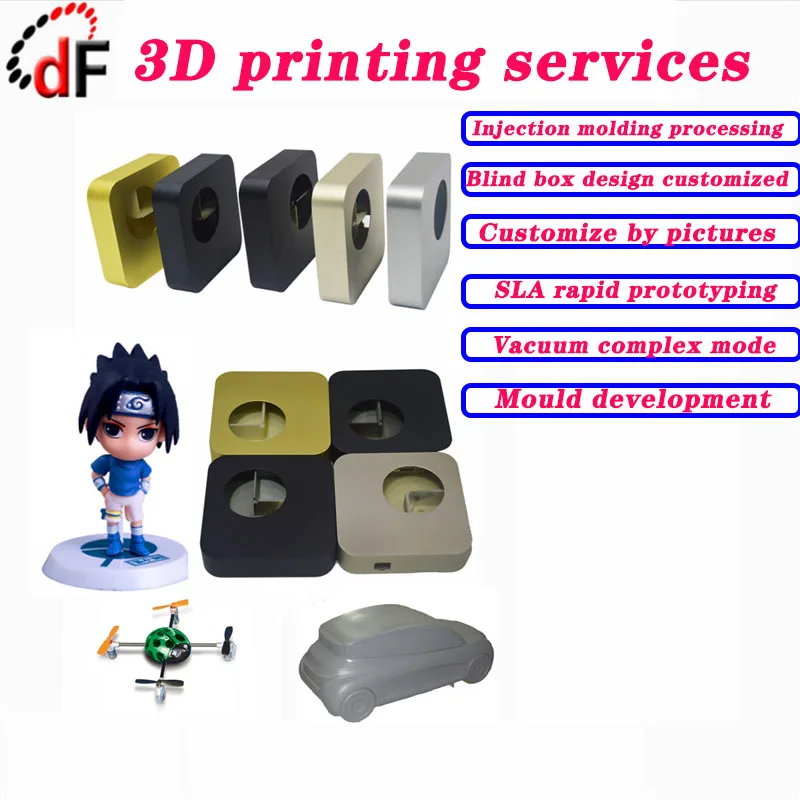 Custom Good Design 3D Printing/Vacuum Casting ATM Bezel Plastic Prototype Sheet metal bending FDM PLA Hi-speed CNC machining |