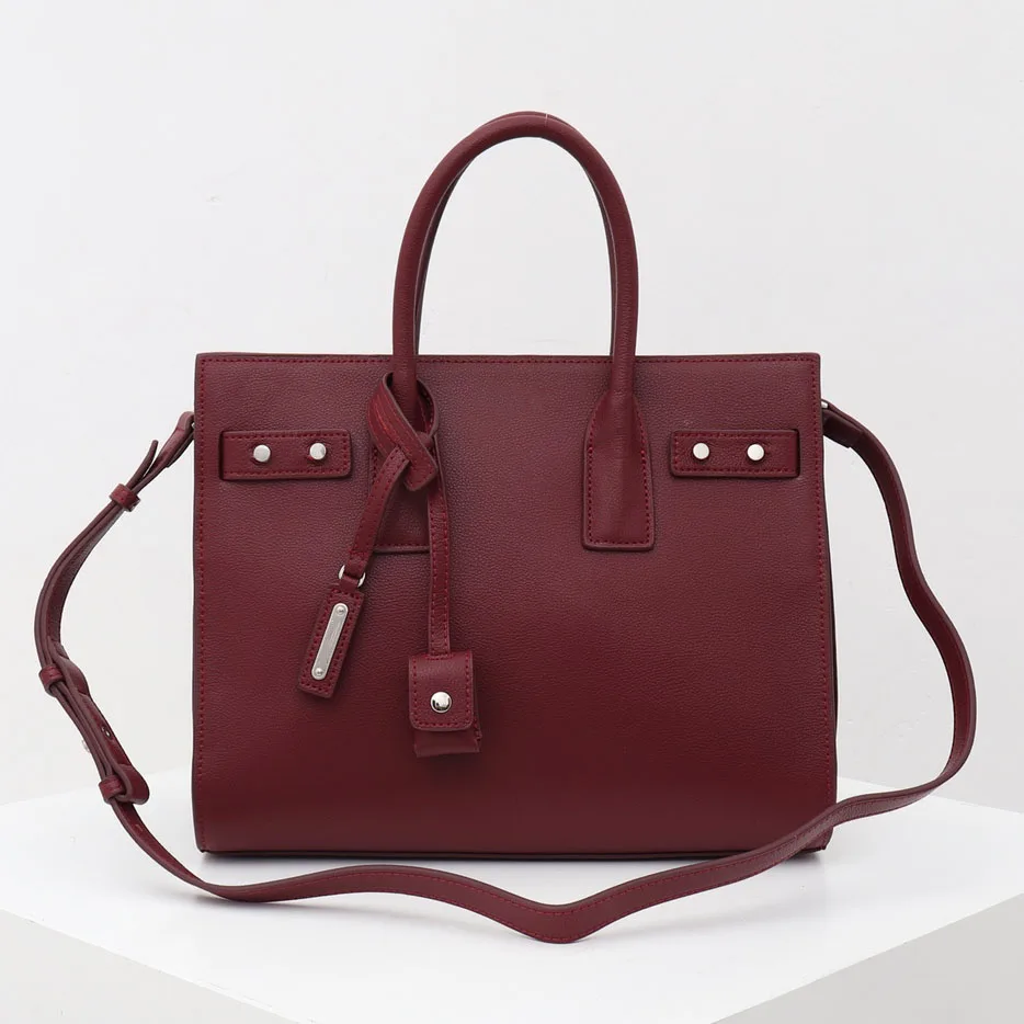 Сумка-мессенджер женская из натуральной кожи Роскошный дизайнерский саквояж