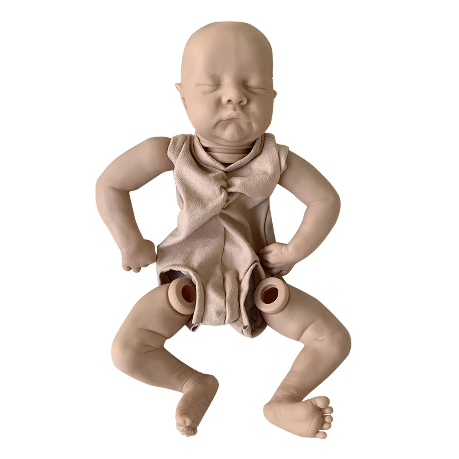 

Мягкая силиконовая самосборка для ролевых игр, Реалистичная Нетоксичная кукла-Реборн, 21 дюйм, с движущимися руками на ощупь, в подарок