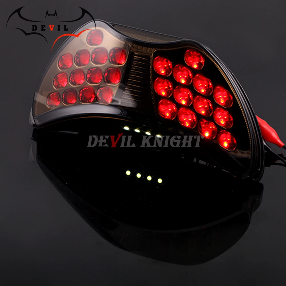 

Motorcycle LED Rear Turn Signal Tail Stop Light Lamps Integrated For Honda CBR 600 CBR600 F4 1999 2000 99 00 F4I 2004 2005 2006