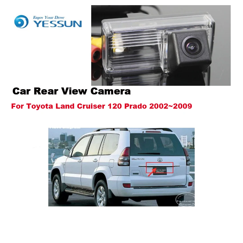 YESSUN для Toyota Land Cruiser 120 Prado 2002 ~ 2009 Автомобильная камера заднего вида HD CCD ночного