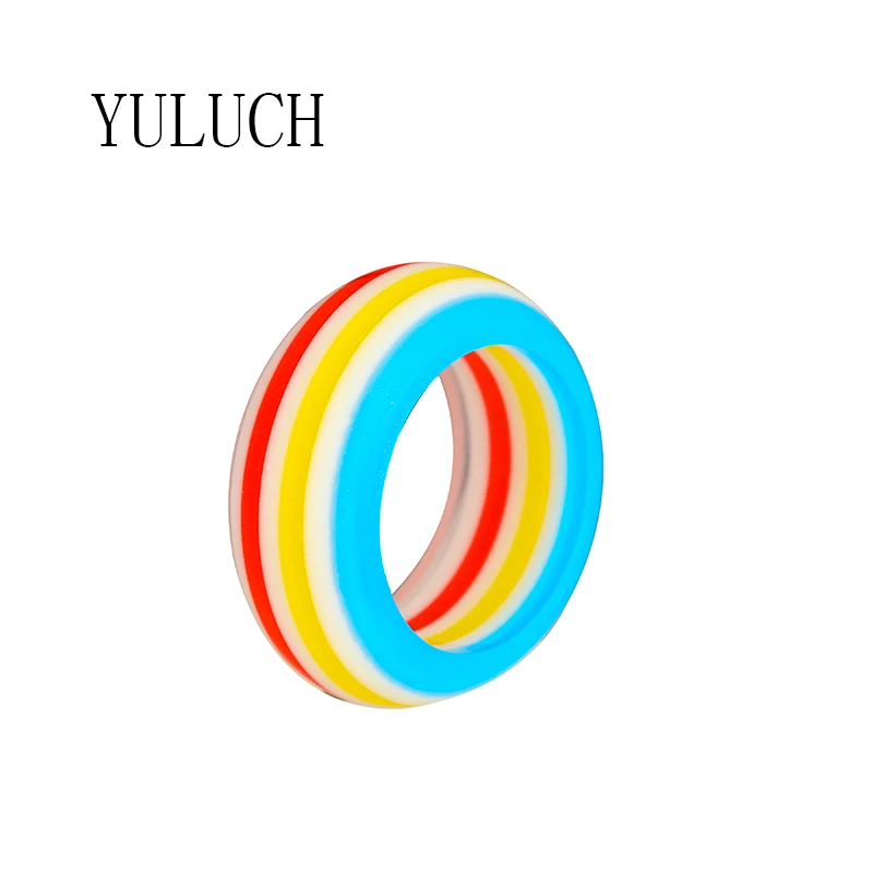 Женское акриловое кольцо YULUCH 17 карамельных цветов | Украшения и аксессуары