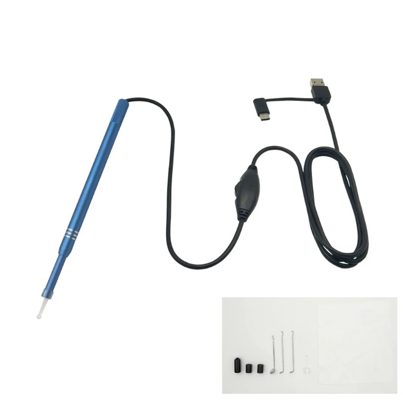 

3 in 1 Ear Wax Removal Tool,USB Otoscope-Ear Scope Camera 5.5mm Ear Endoscope 203C