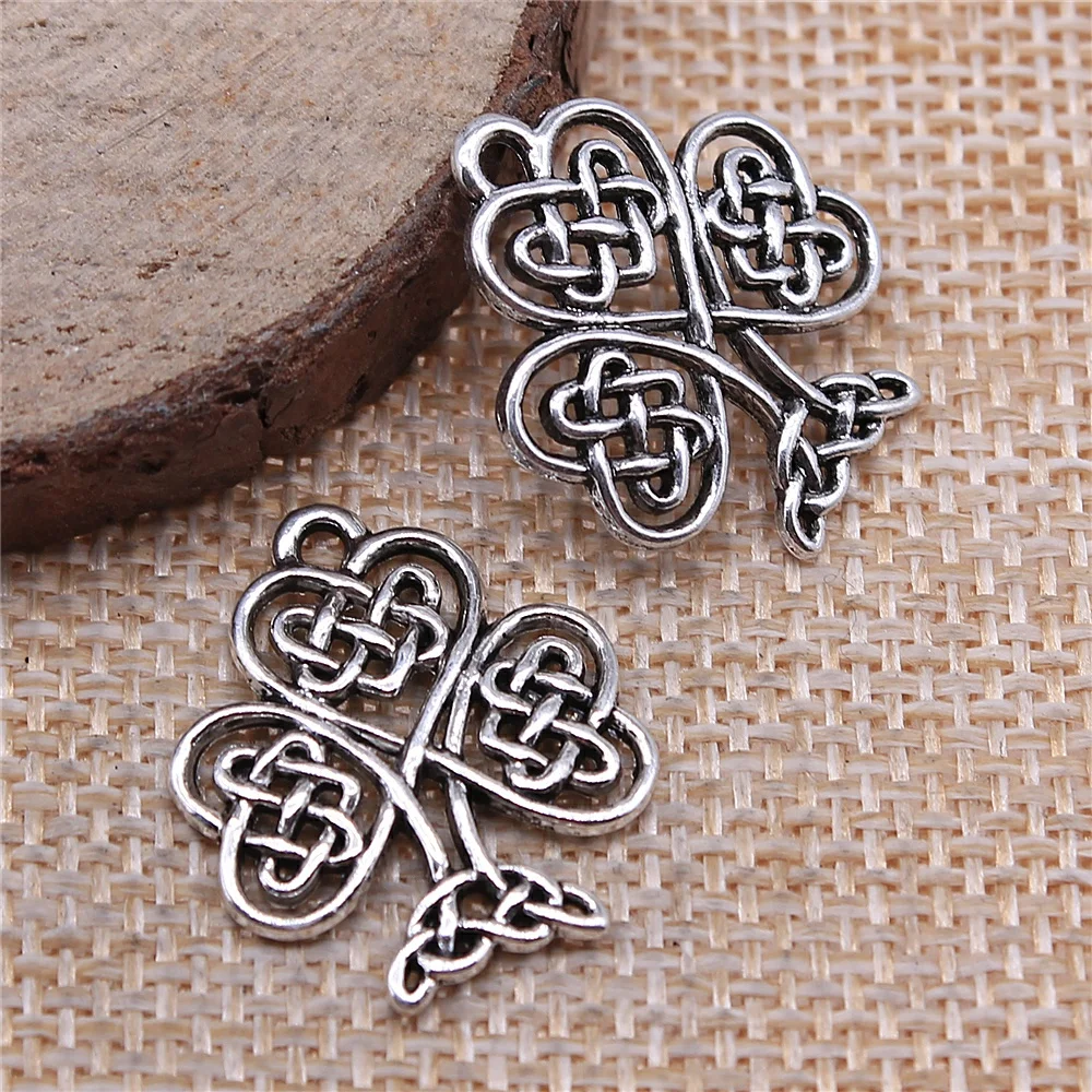 

Charms for Jewelry Making Findings Handmade DIY Craft 20pcs Antique Silver Color 19x23mm Love Tree Charms Pendant